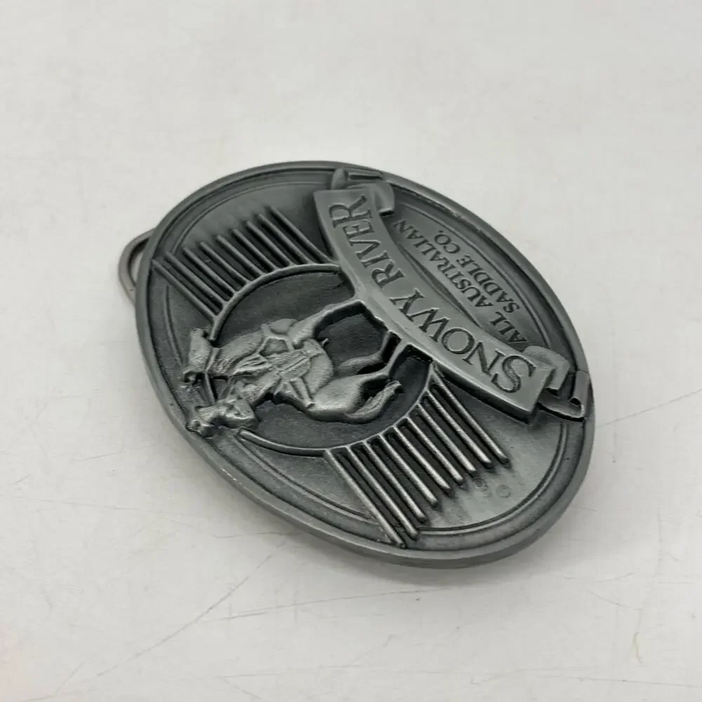 Belt Buckle Snowy River All Australian Saddle Co. 1996 Western